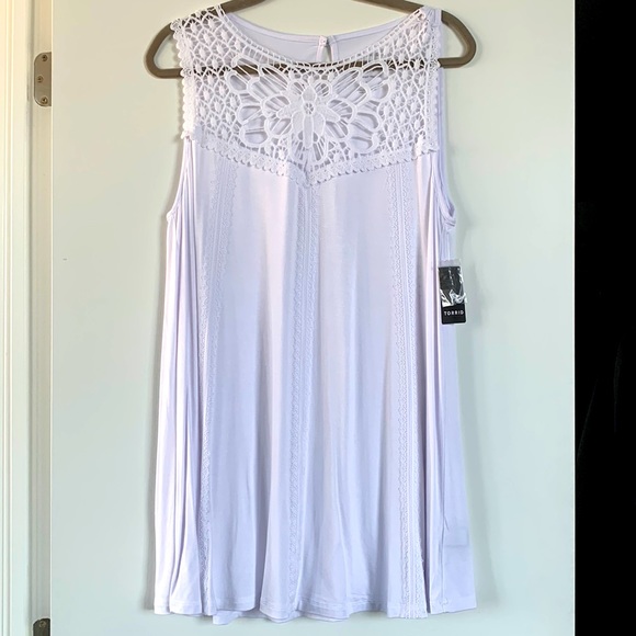 Torrid Super Soft Embriodered Tank - Picture 5 of 10